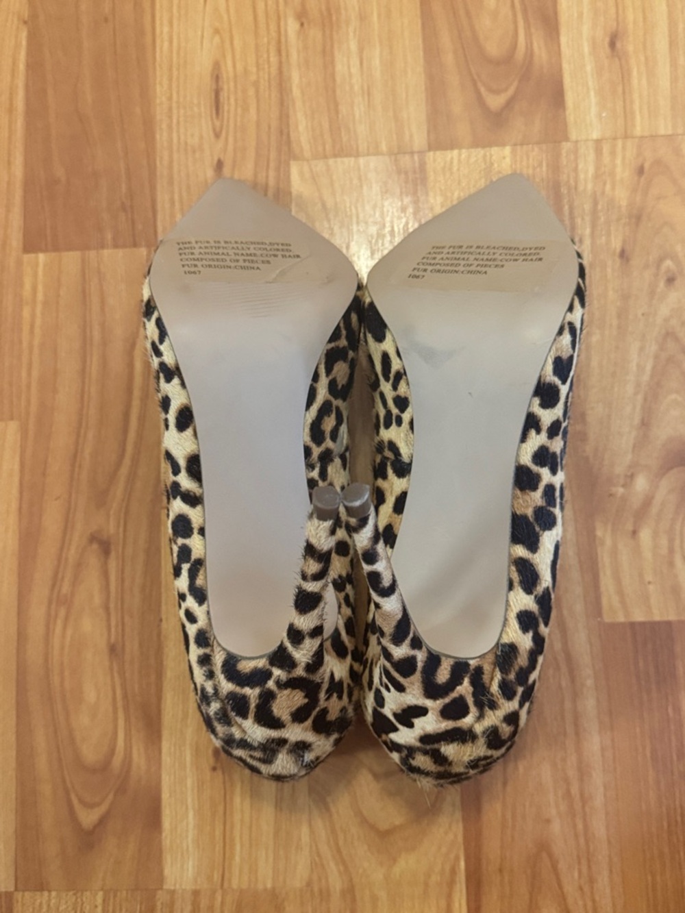 Steve Madden Daisie leopard print haircalf pumps 9 NEW - Picture 10 of 11